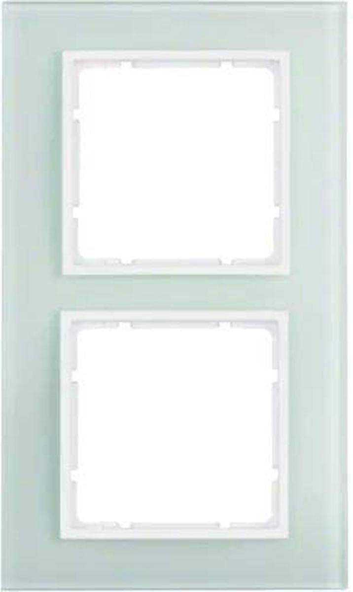 Berker 10126909 Glasrahmen 2fach, B.7, Glas polarweiß/polarweiß Mesch Shop Berker 10126909 Glasrahmen 2fach, B.7, Glas polarweiß/polarweiß Mesch Shop